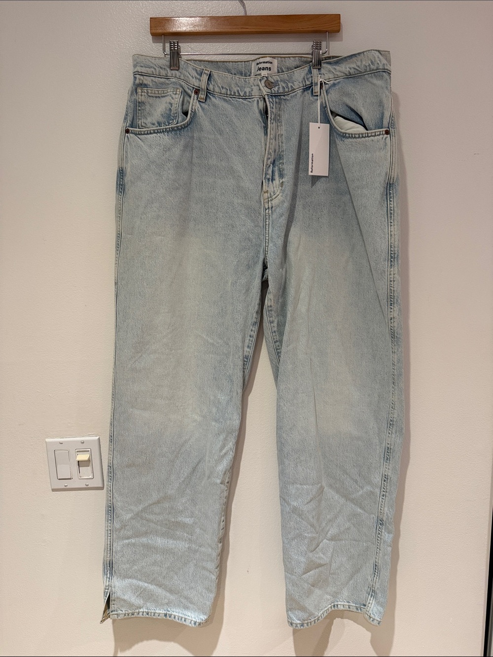 Reformation Light Blue Relaxed Men's Jeans